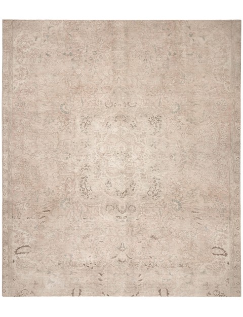 Beige Persien Persischer Vintage Teppich 270 x 212 cm