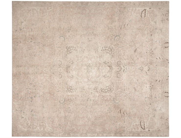 Beige Perzië Perzisch Vintage Tapijt 270 x 212 cm
