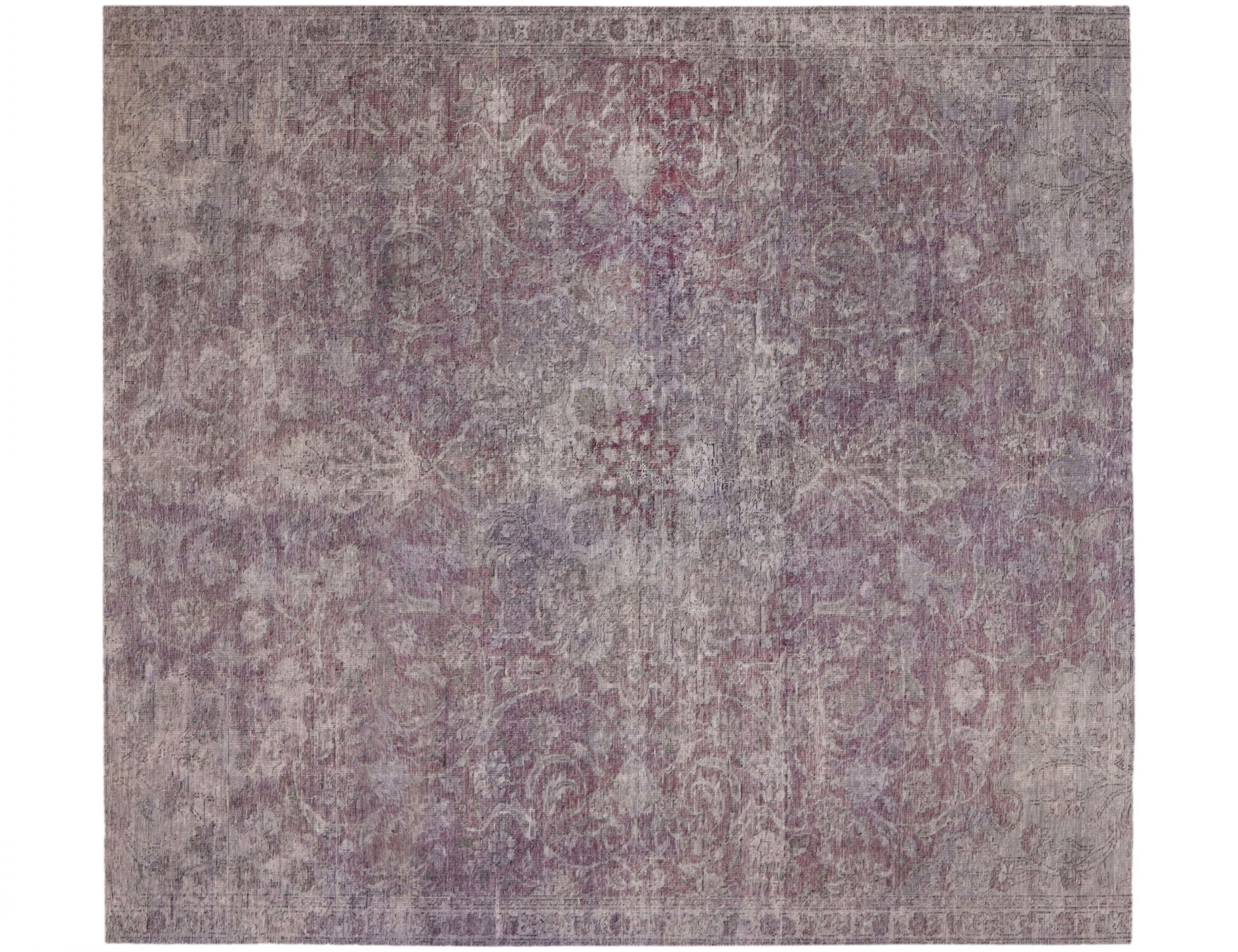Quadrat  Vintage Teppich  grau <br/>220 x 220 cm