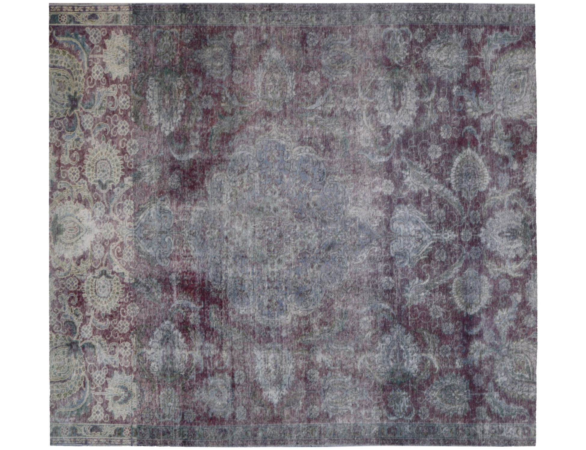 Tappeto vintage persiano  viola <br/>227 x 227 cm
