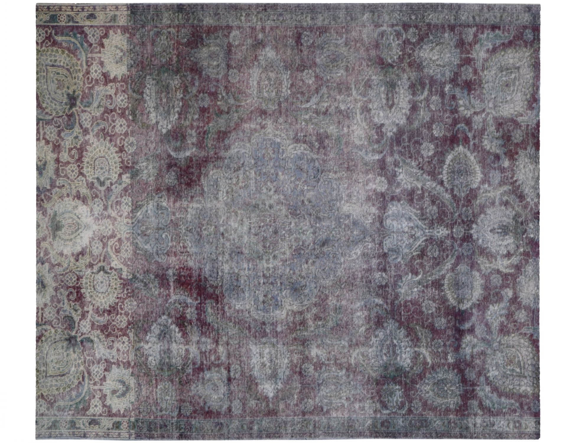 Tappeto vintage persiano  viola <br/>280 x 227 cm