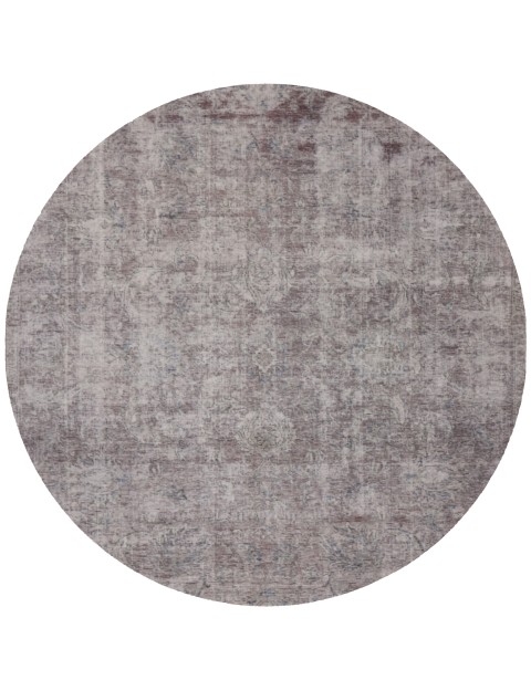 Grau Persien Persischer Vintage Teppich 185 x 185 cm