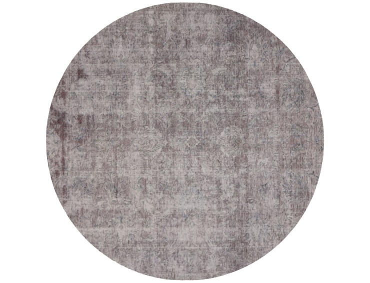 Grise Persan Tapis Persan vintage 185 x 185 cm