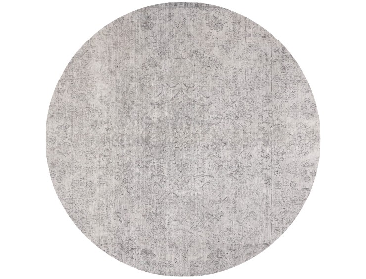 Gris Persa Alfombra persa vintage 187 x 187 cm