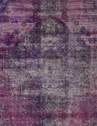 Lila Persien Persisk vintage matta  170 x 170 cm