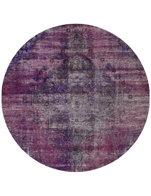 Lilla Persien Persisk Vintagetæppe 170 x 170 cm
