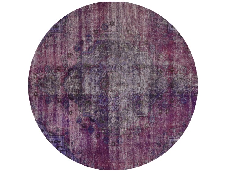 Lilla Persien Persisk Vintagetæppe 170 x 170 cm