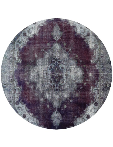 Blau Persien Persischer Vintage Teppich 210 x 210 cm