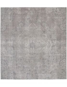 Persisk vintage matta  grå <br/>190 x 190 cm