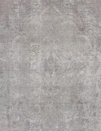Grau Persien Persischer Vintage Teppich  190 x 190 cm