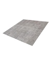 Grau Persien Persischer Vintage Teppich  190 x 190 cm