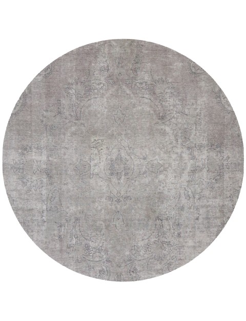Grau Persien Persischer Vintage Teppich 190 x 190 cm