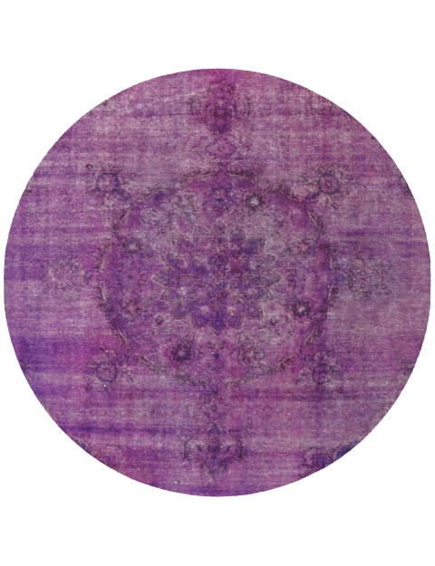 Lila Persien Persischer Vintage Teppich 200 x 200 cm
