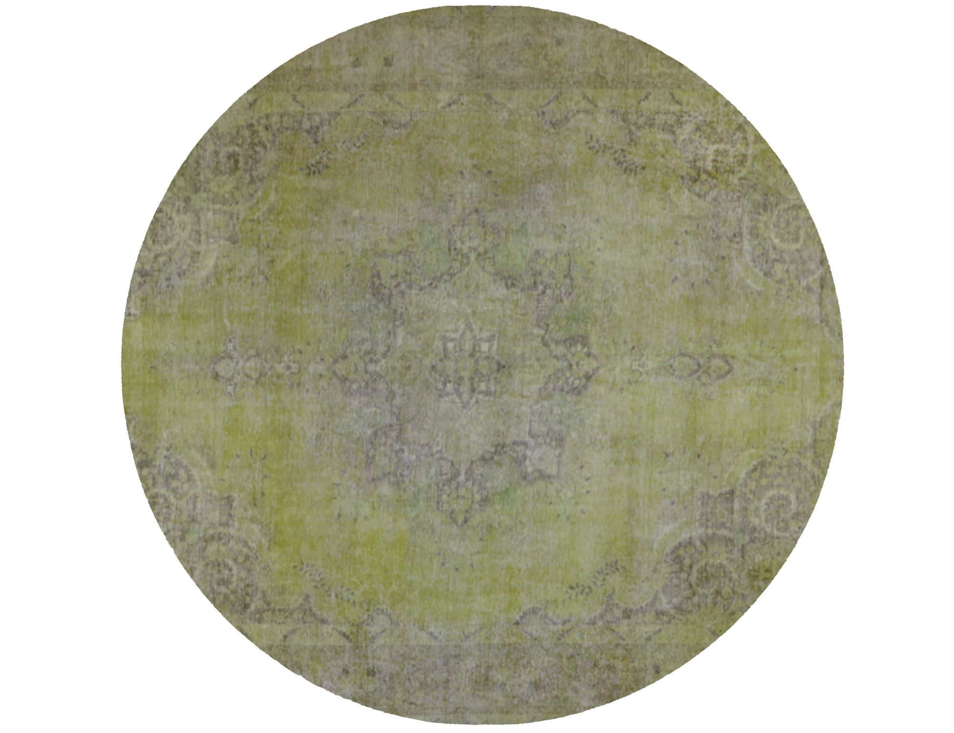 Tappeto vintage persiano  giallo <br/>274 x 274 cm