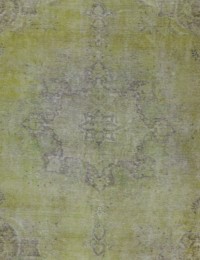 Amarillo Persa Alfombra persa vintage 274 x 274 cm - view 1