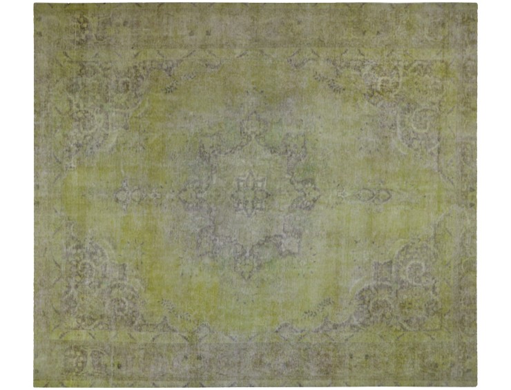 Gul Persien Persisk Vintagetæppe 320 x 274 cm
