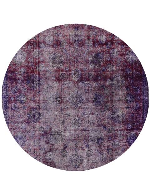 Lila Persien Persischer Vintage Teppich 256 x 256 cm