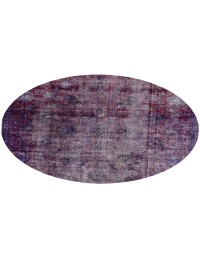 Lila Persien Persischer Vintage Teppich  256 x 256 cm