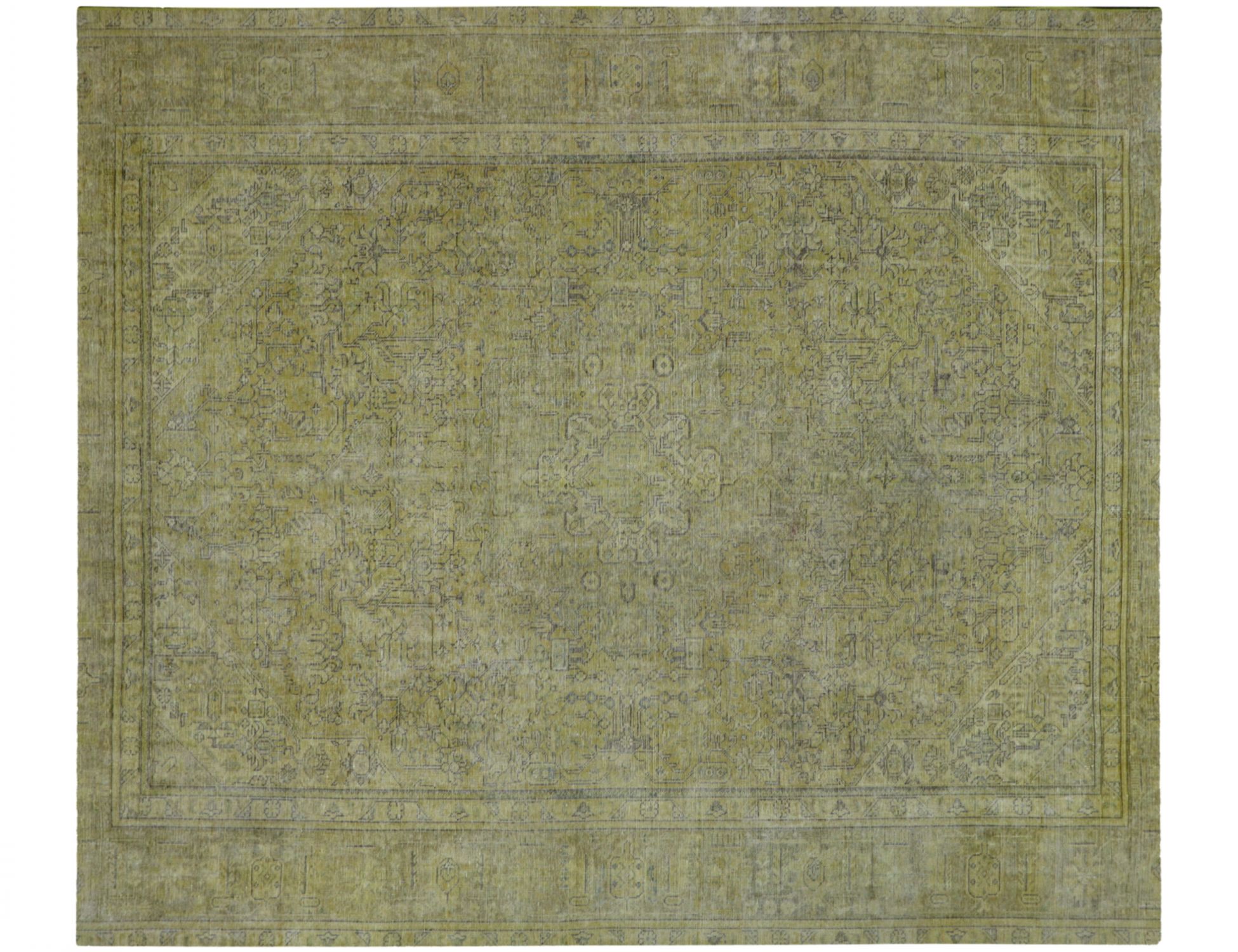 Tappeto vintage persiano  giallo <br/>320 x 280 cm