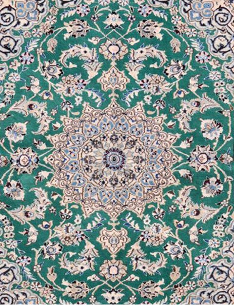 Beige Persia Persialainen matto Naein  167 x 116 cm