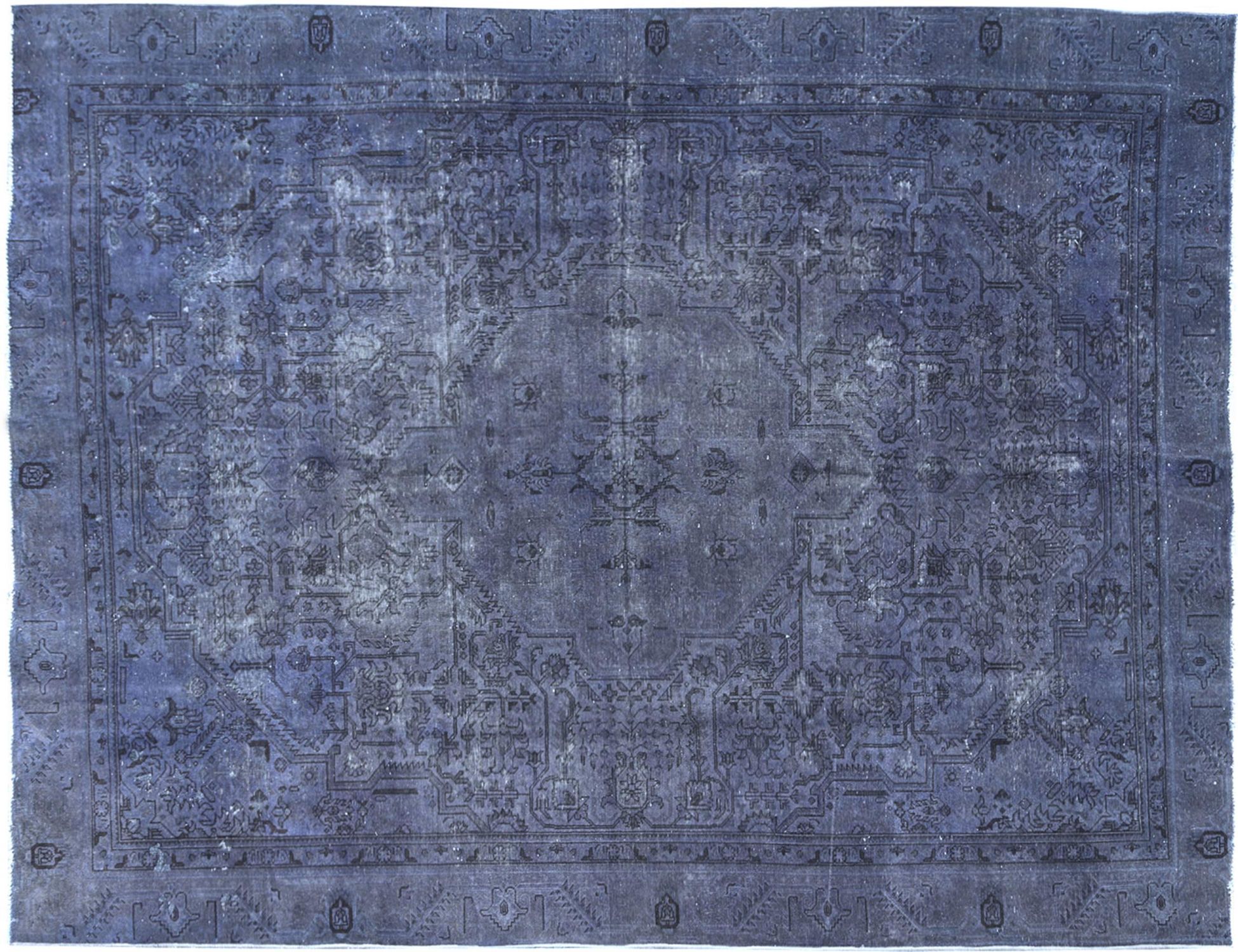 Tappeto Vintage  blu <br/>370 x 272 cm