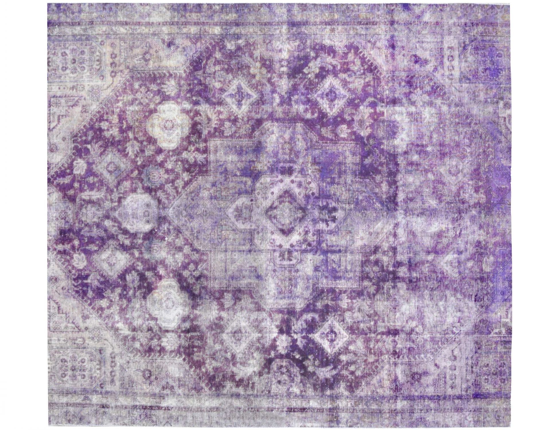 Tappeto vintage persiano  viola <br/>245 x 245 cm