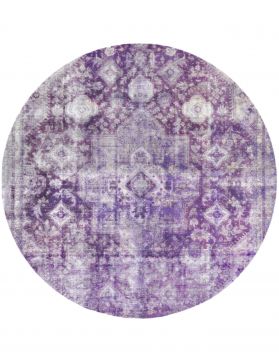 Persischer Vintage Teppich 245 x 245 lila