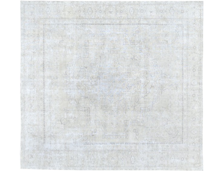 Beige Persan Tapis Vintage 314 x 293 cm