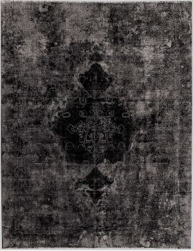 Persischer Vintage Teppich 357 x 277 schwarz