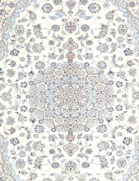 Blå Persien Nain Matta  327 x 203 cm