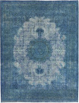 Persischer Vintage Teppich 390 x 305 türkis