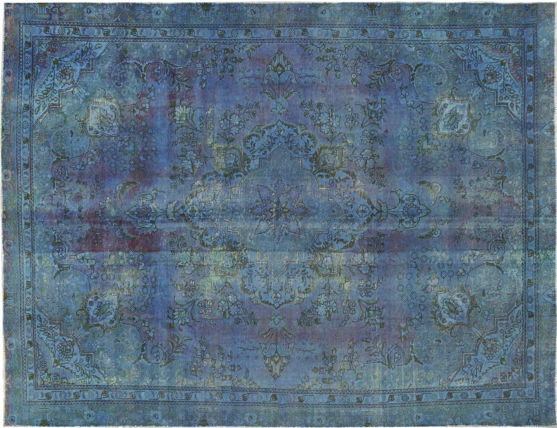 Perzisch Vintage Tapijt  blauw <br/>365 x 250 cm