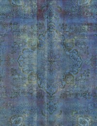 Bleu Persan Tapis Persan vintage  365 x 250 cm