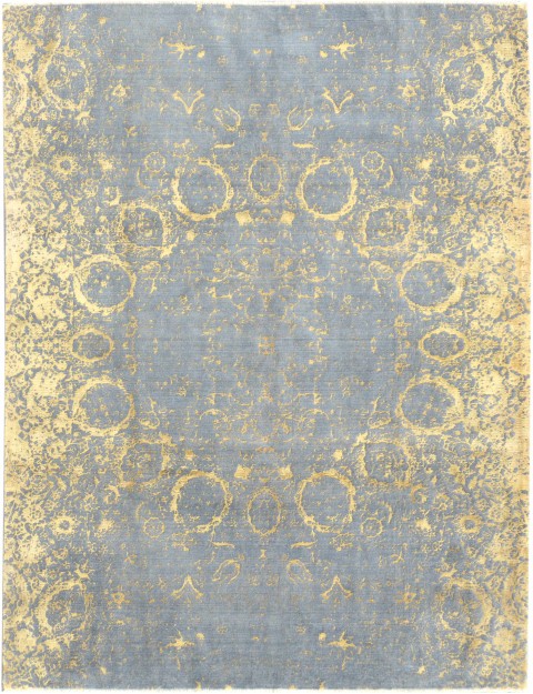 Gelb Persien Persischer Vintage Teppich 294 x 203 cm