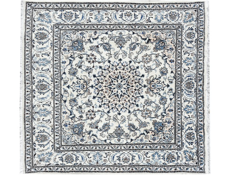 Beige  Persia Persian Nain  201 x 193 cm