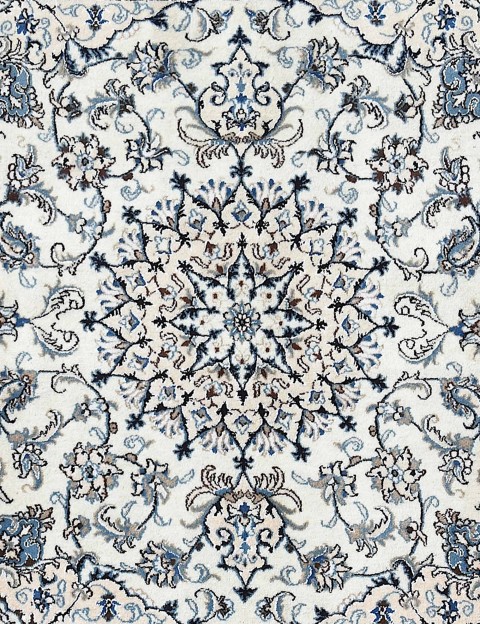 Beige Persien Nain Perserteppich  201 x 193 cm