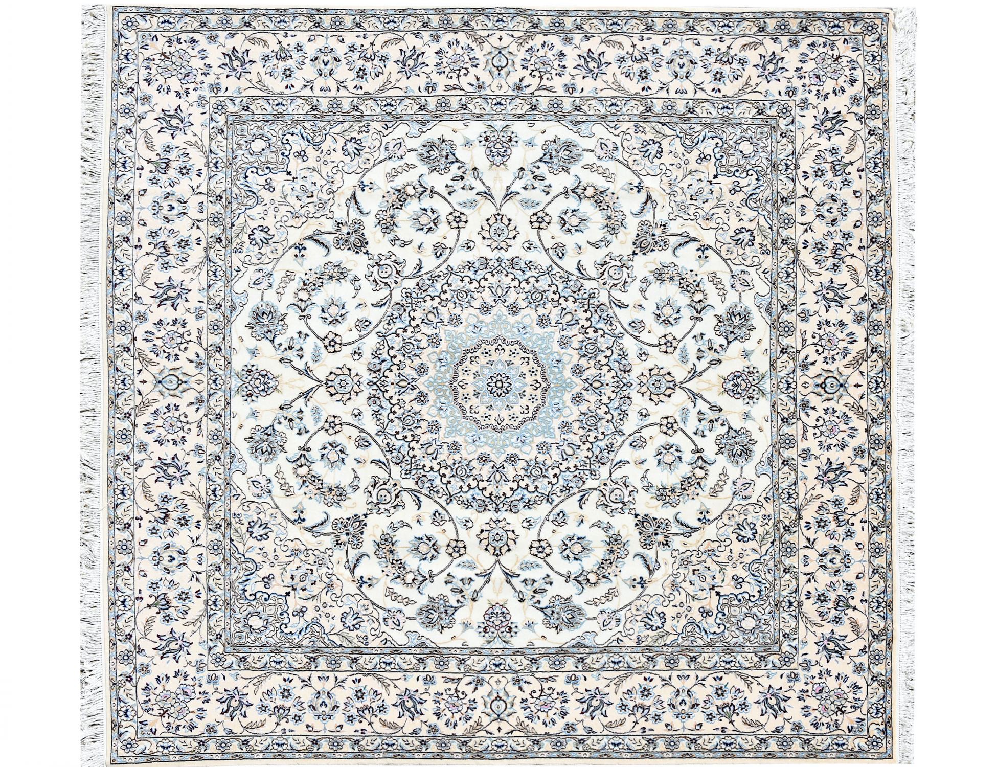 Tapis Persan Nain  beige <br/>258 x 245 cm
