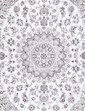 Beige Persien Nain Perserteppich  258 x 203 cm