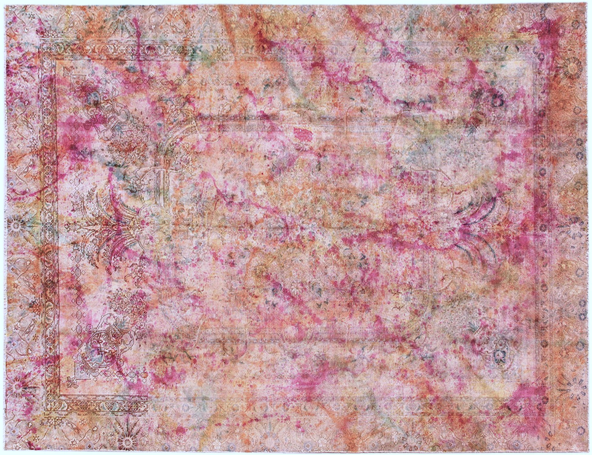 Tappeto vintage persiano  multicolore <br/>355 x 260 cm