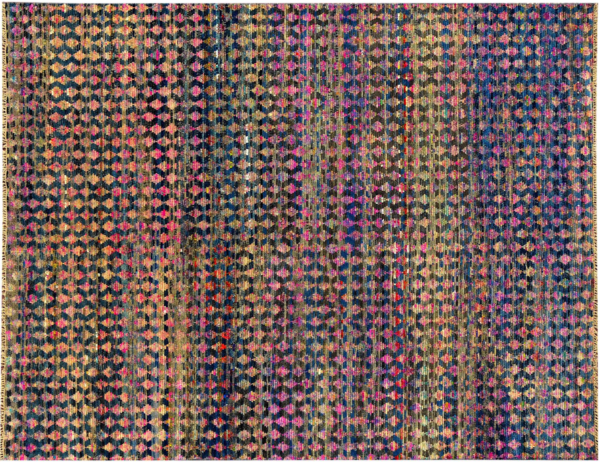 Taj Wolle & Seide  schwarz <br/>313 x 239 cm