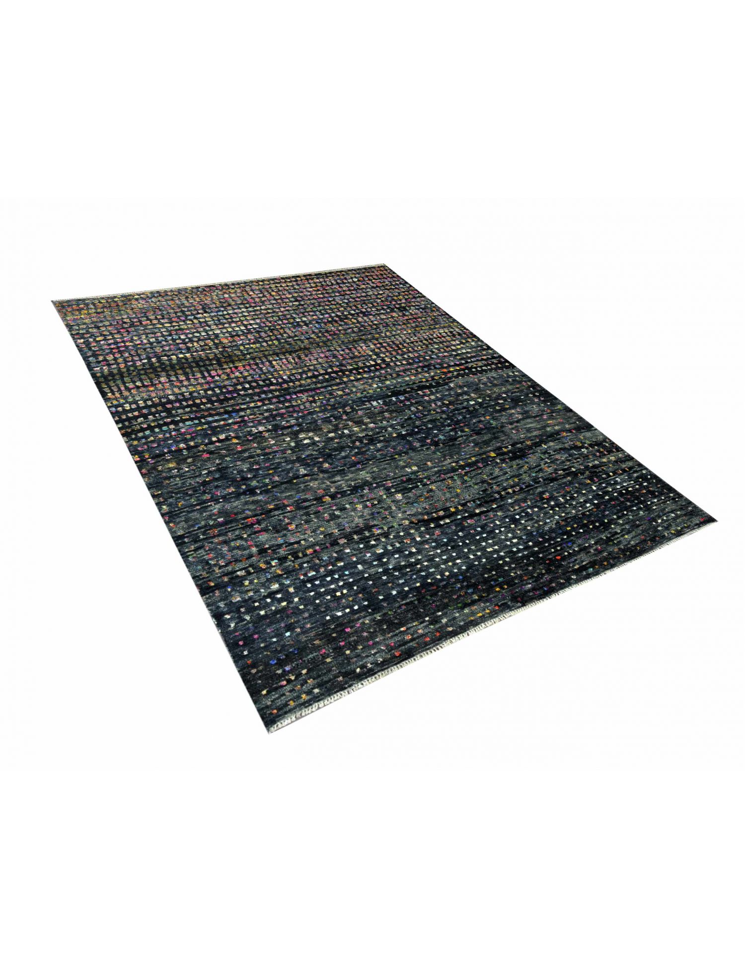 Taj Wolle & Seide  schwarz <br/>306 x 238 cm