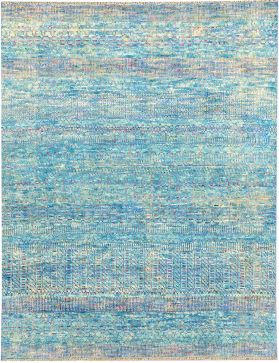 Taj Wool & Silk 309 x 241 blå