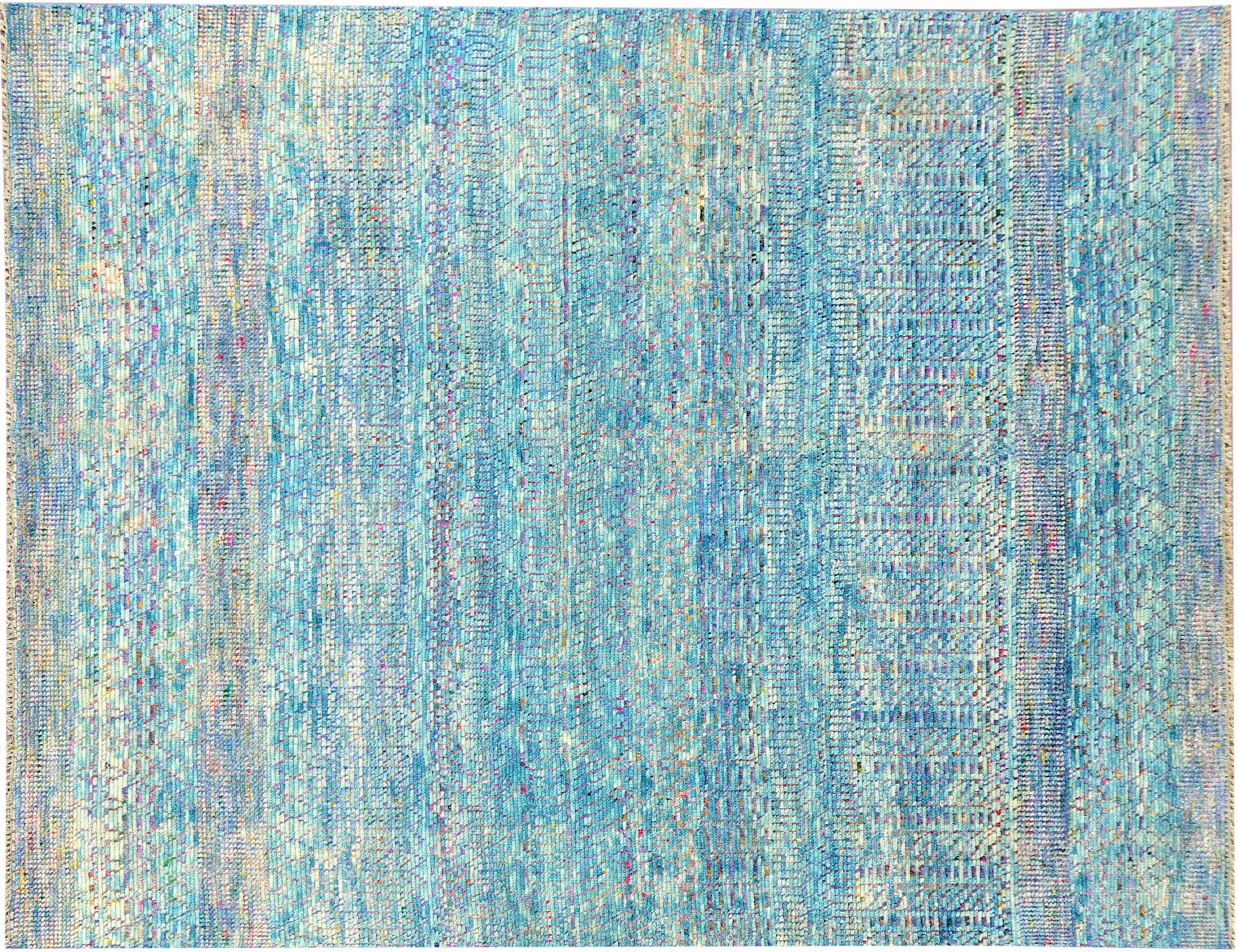Taj Wolle & Seide  blau <br/>309 x 241 cm