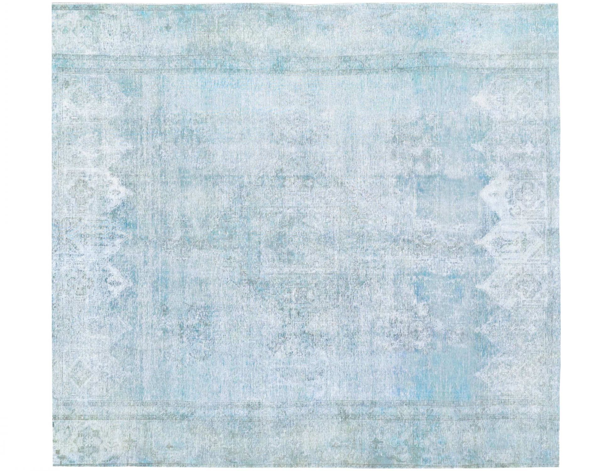 Persisk vintage matta  blå <br/>270 x 270 cm