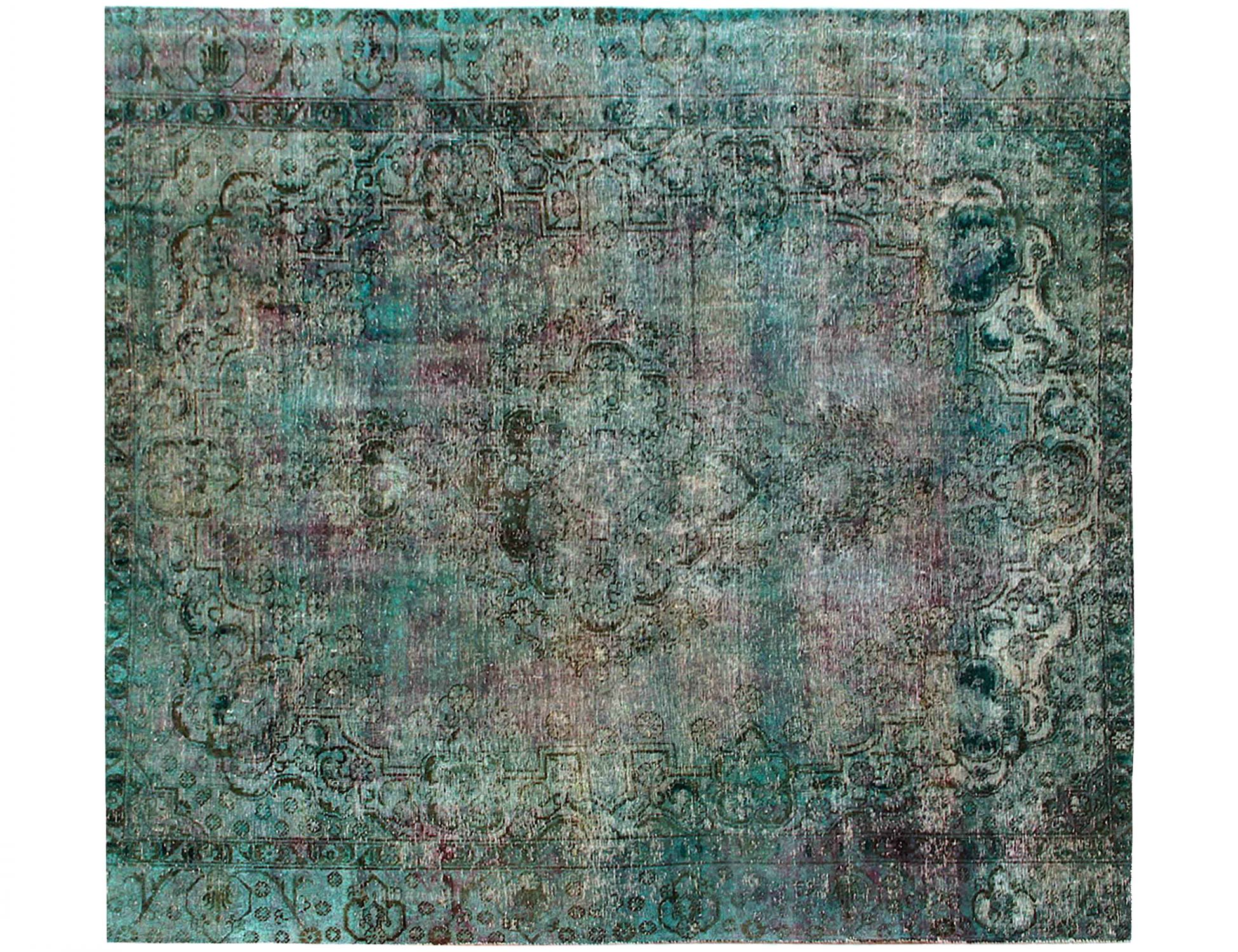 Tappeto vintage persiano  verde <br/>230 x 230 cm