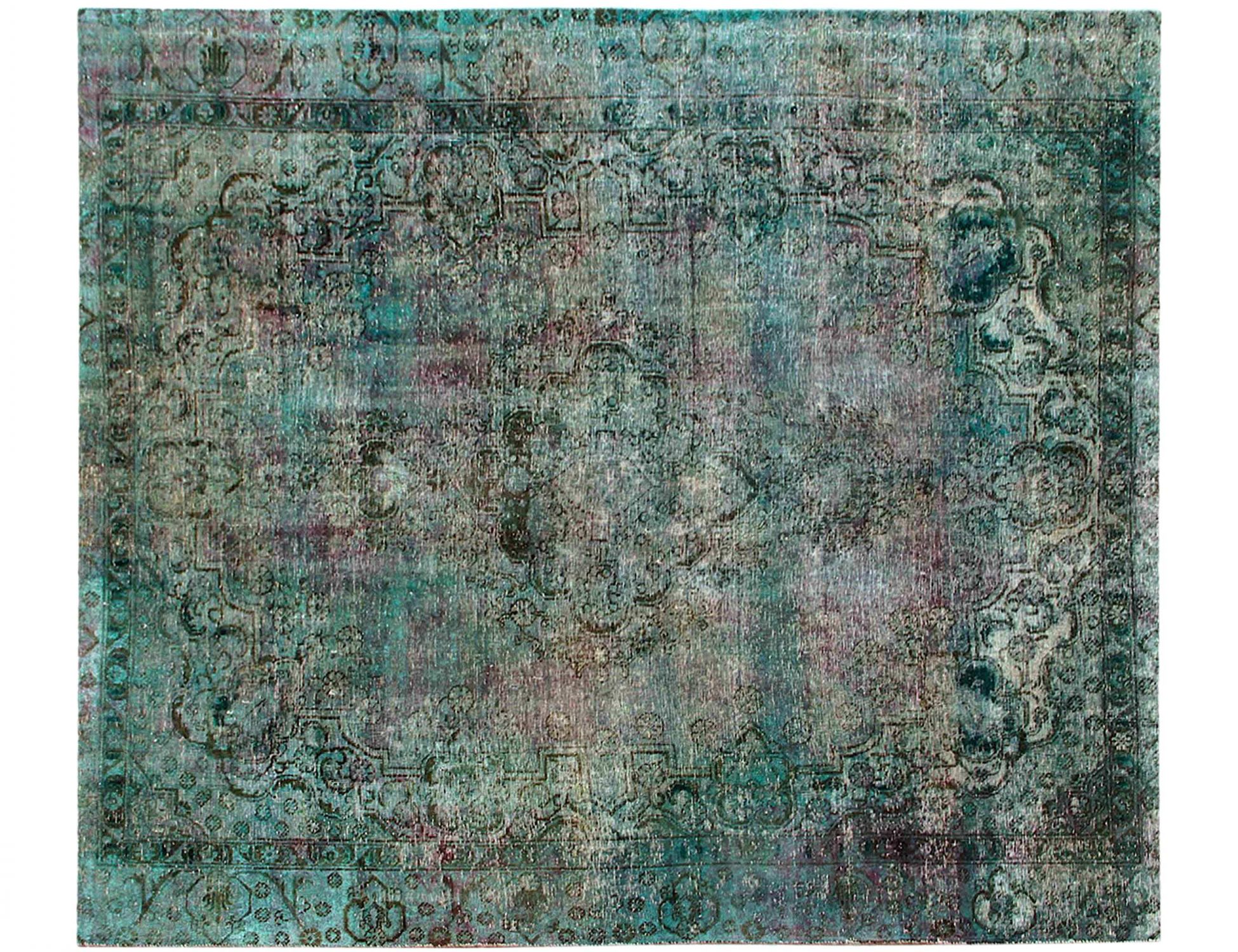 Tappeto vintage persiano  verde <br/>260 x 230 cm