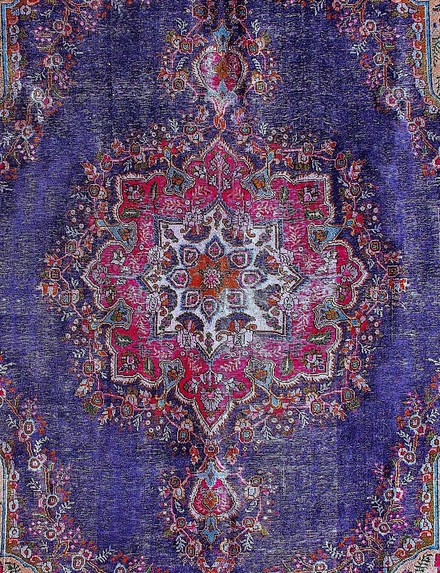 Retro Rug  blue <br/>365 x 255 cm