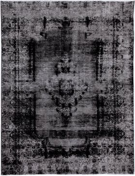 Persischer Vintage Teppich 305 x 180 schwarz