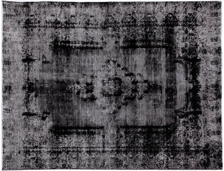 Negro Persa Alfombra persa vintage 305 x 180 cm