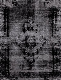 Negro Persa Alfombra persa vintage 305 x 180 cm - view 1